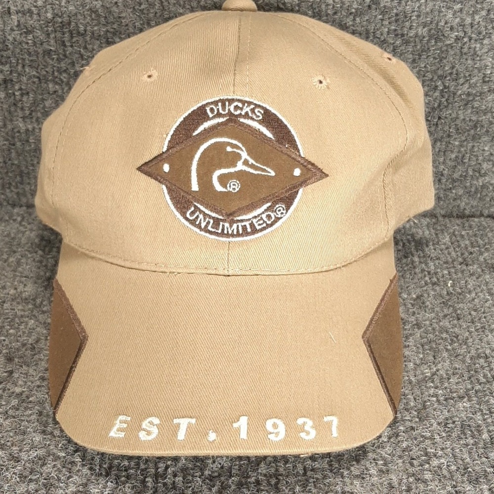Dorfman Pacific Ducks Unlimited Hat OS Tan Mens Adjustable Baseball Cap